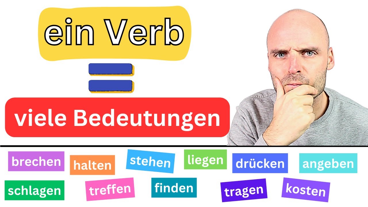 Wortschatz-Training | ein Verb - viele Bedeutungen