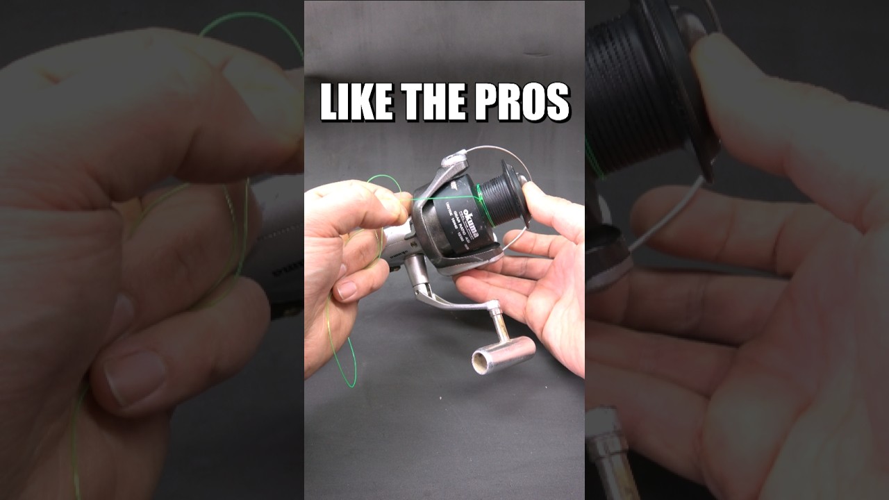 How REAL fisherman attach line to reel