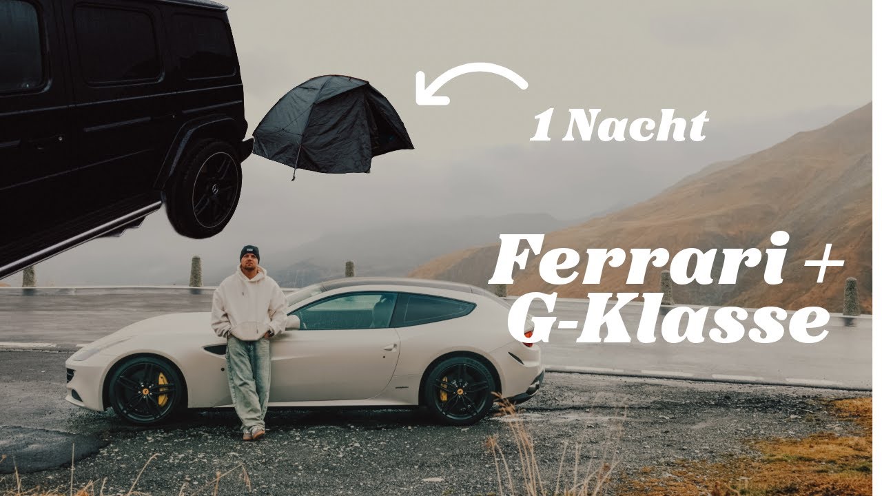 1 Nacht mit Luxusautos in den Alpen