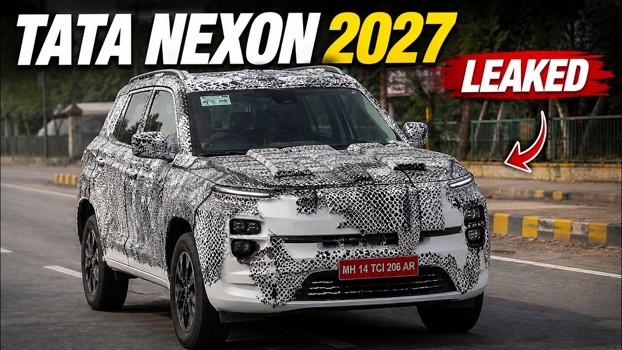 New GEN Tata Nexon 2027 Garud *LEAKED* - First on YT | Full New CAR |Nexon Facelift 2027??