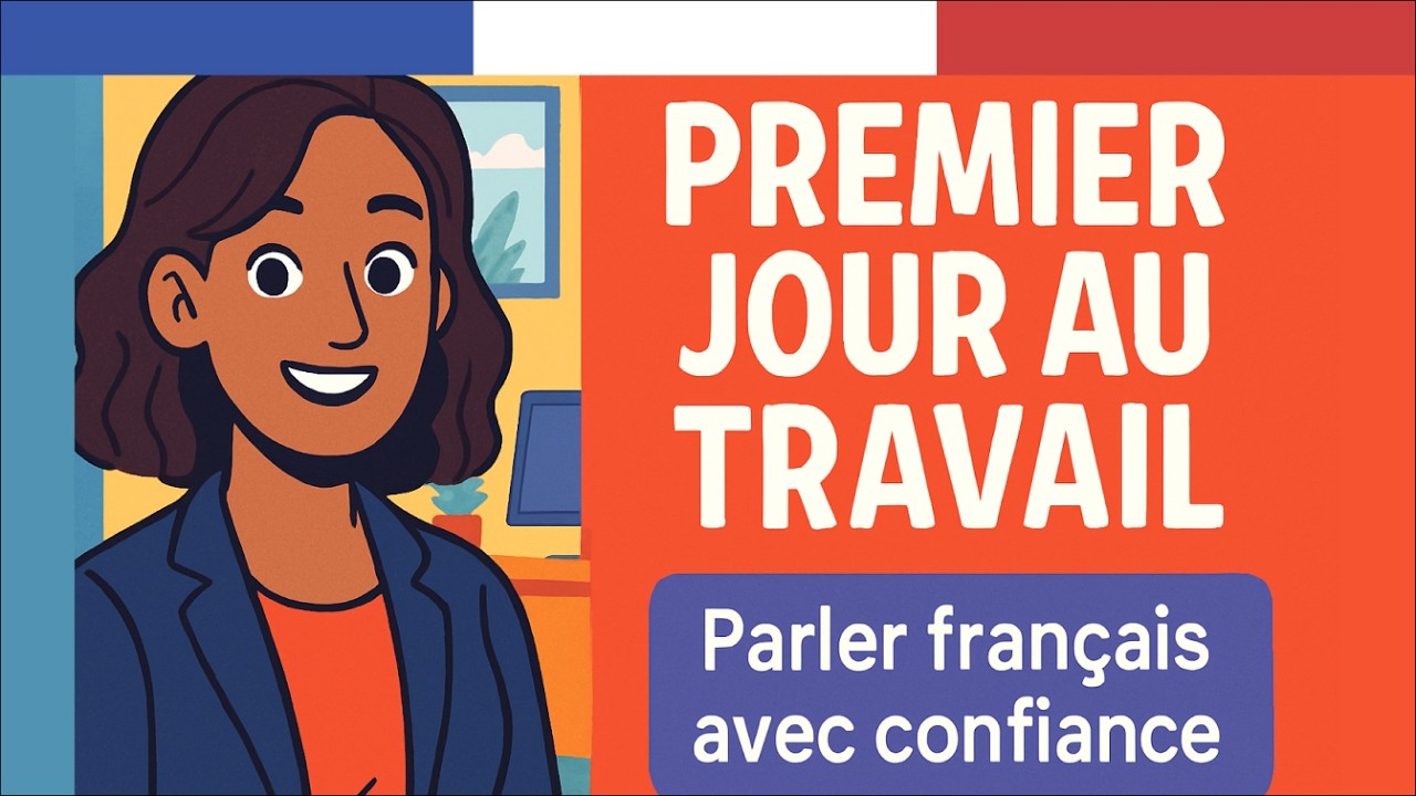 Parler Français Podcast: Conversation du Premier jour au Travail en Français | Apprendre le Français
