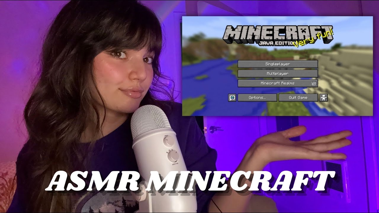 ASMR Playing Minecraft For 1 Hour! (Relaxing Gameplay, Upclose Whispers, Mouth Sounds)