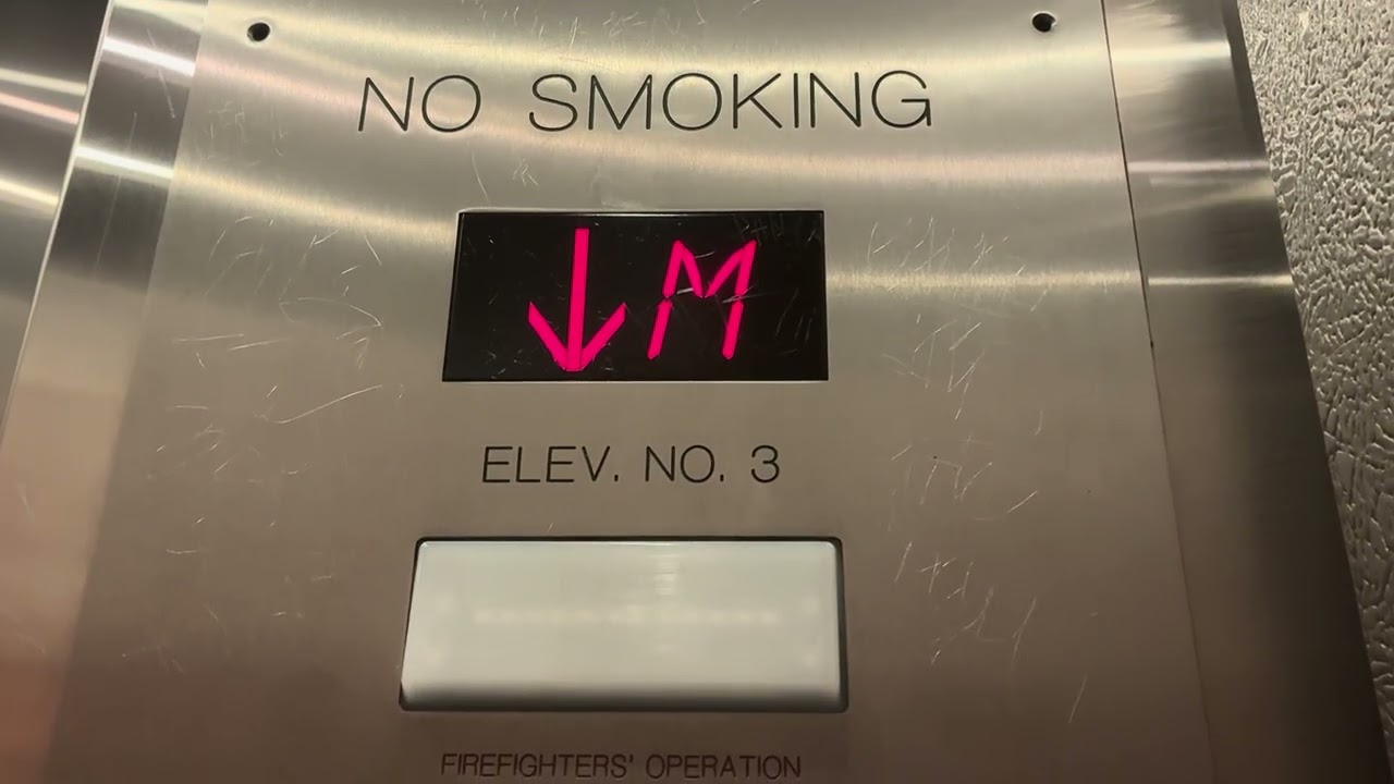 Excellent Westinghouse/Kone hydraulic center court elevator @ Stonestown Galleria