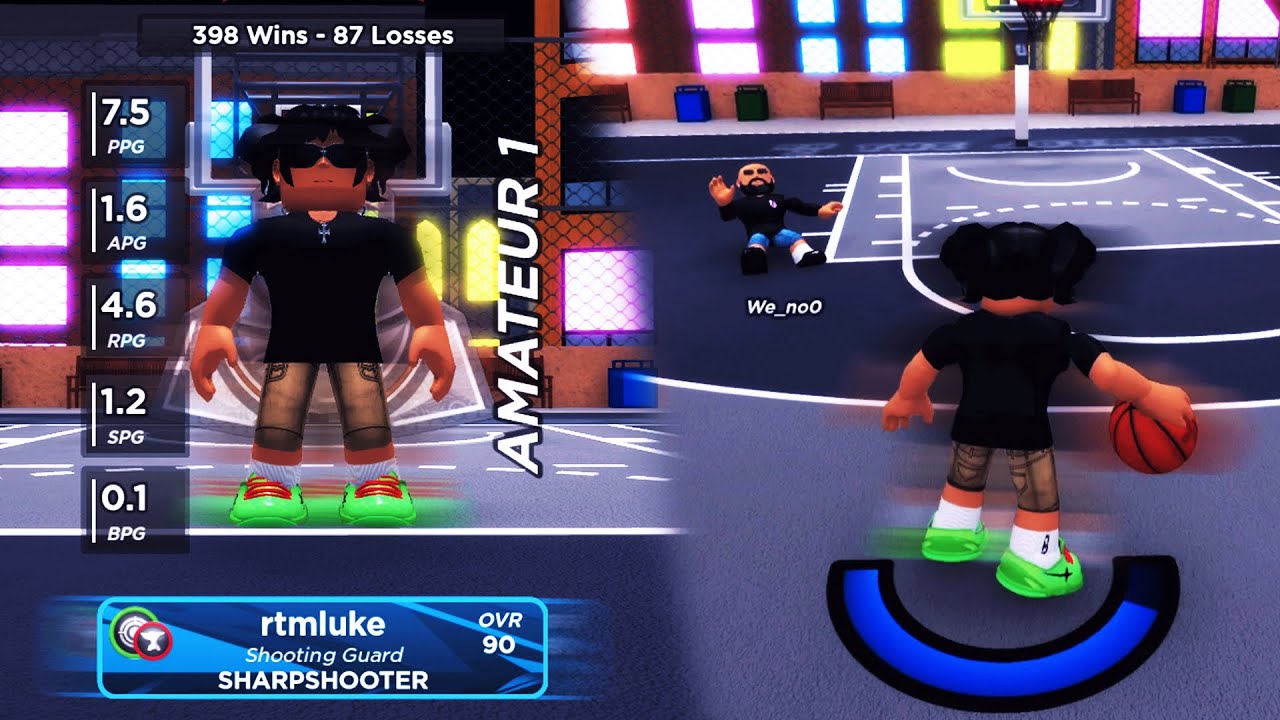 THIS 90 OVERALL SHARPSHOOTER IS A DEMIGOD IN THIS ROBLOX BASKETBALL GAME @ RH2!
