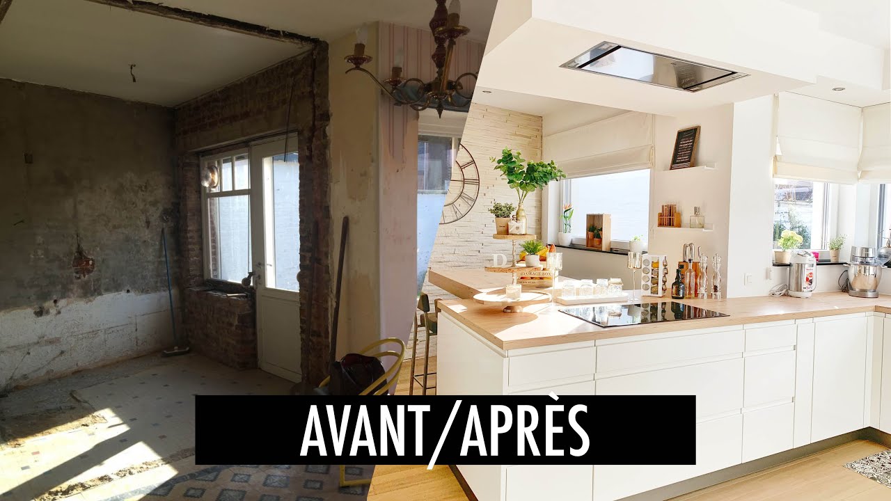 AVANT/APRES - RENOVATION d'une maison de maître en Belgique