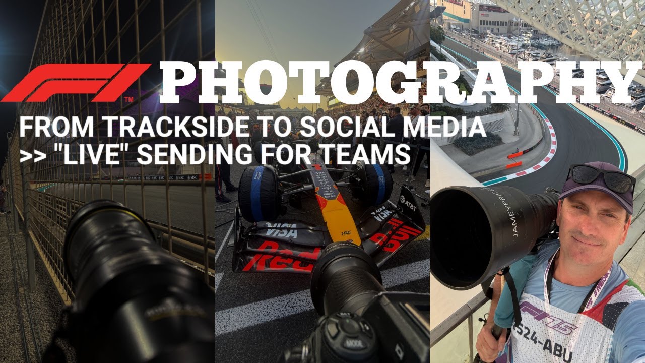 Фотосъемка Формулы-1 🏎️ 📸 Раскрытие процесса работы на трассе: как наши фотографии отправляются Т...