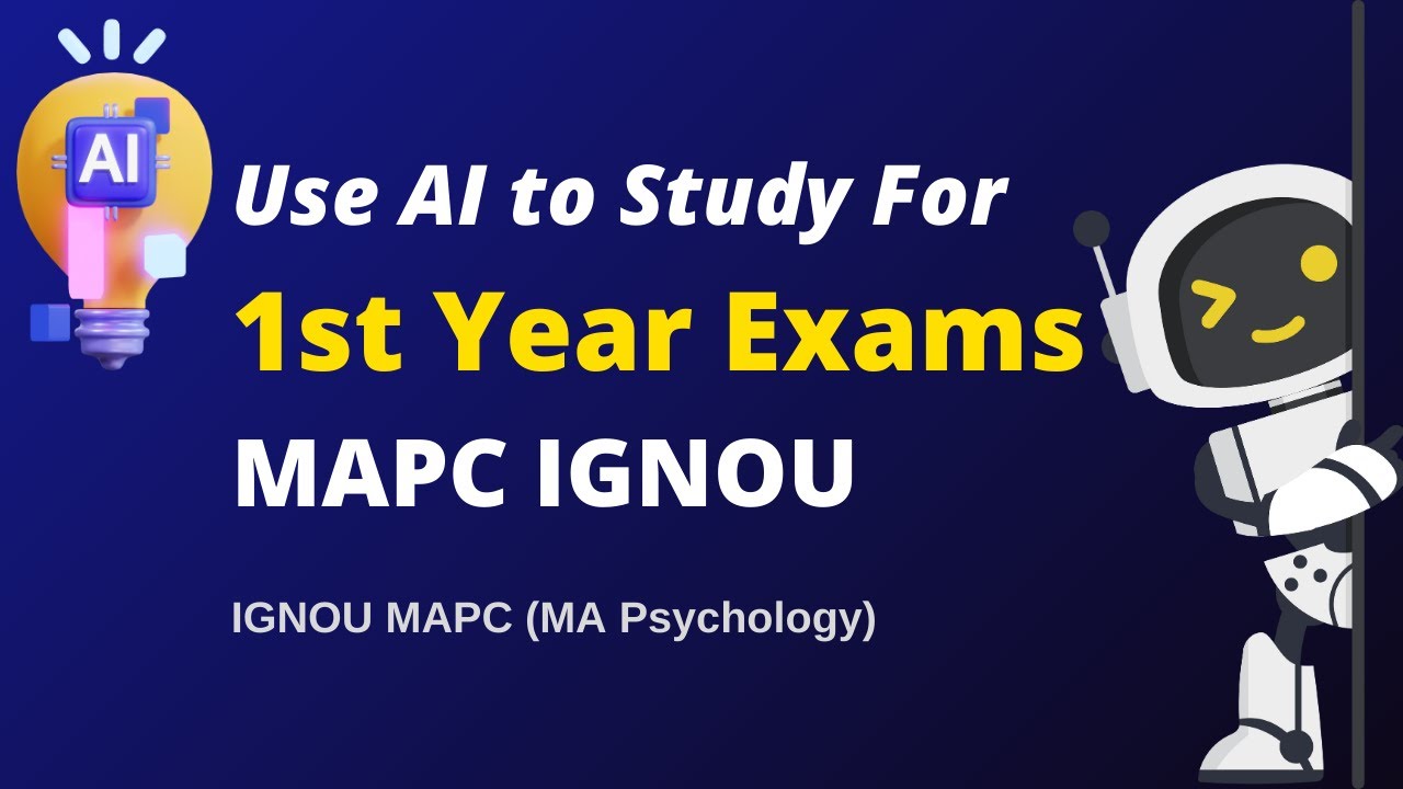 How to prepare for IGNOU MAPC First Year Exam | MA Psychology 1st Year | Exam preparation