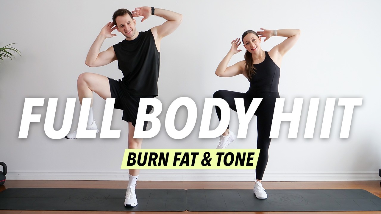 30 Min Full Body HIIT Workout – Cardio & Strength Training at Home (No Equipment, No Repeat)