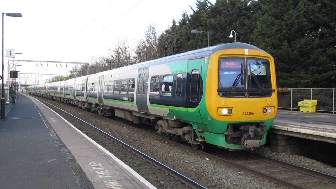 Class 323 departing Aston station - nice motor sound!
