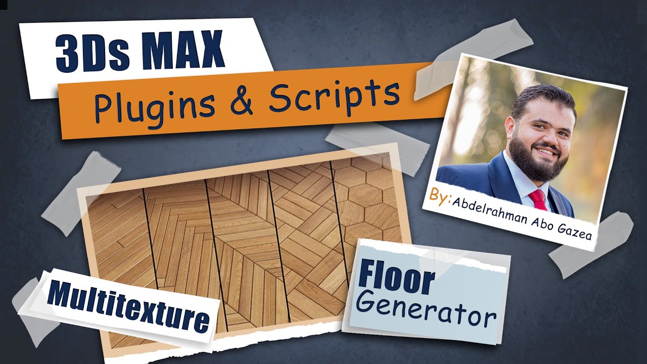 افضل بلاجن لعمل الارضيات و تقطيعاتها و خامتها علي الماكس Floor Generator &multi texture