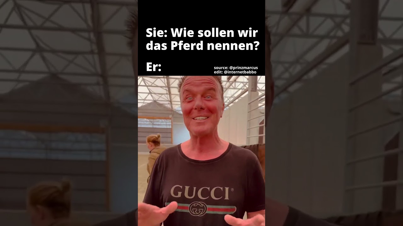 Das Ferd Blu von Prinz Marcus 😂