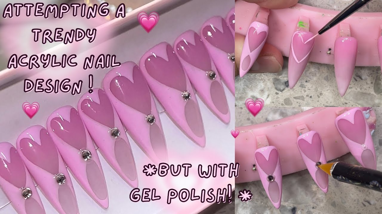 ATTEMPTING TRENDY INSTAGRAM NAILS 💅🏼 BUT AS PRESS ONS !