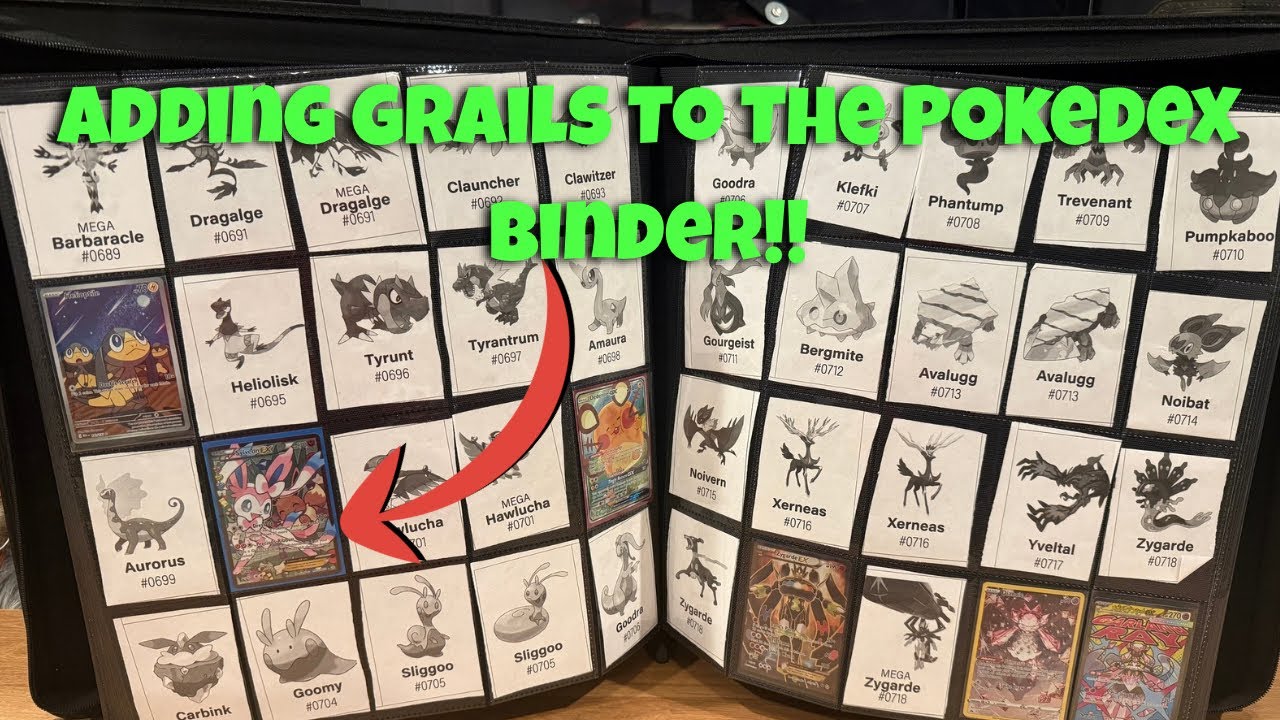 Adding A Ton Of Grail Cards To The Ultimate Pokedex Binder! #pokemon