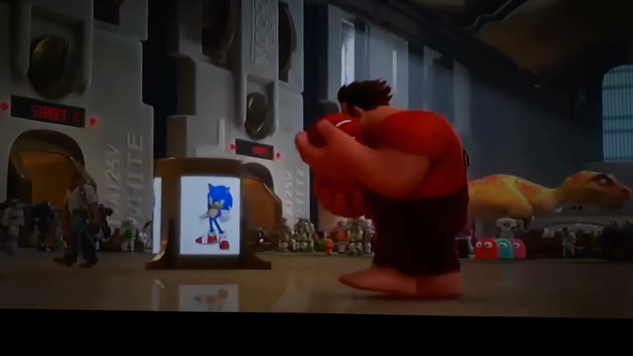 Wreck it ralph: tiny the t-rex screen time.🦖👾