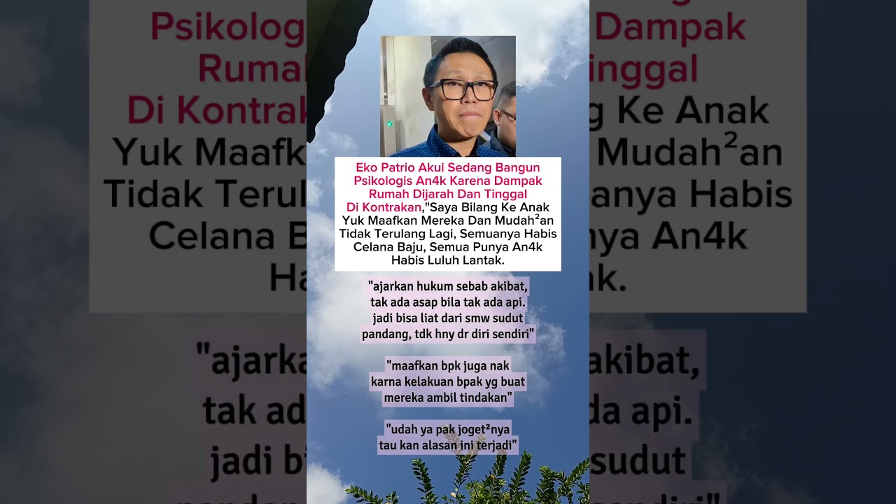Tanggapan eko patrio mengenai jarahan. #fyp #reels #viral