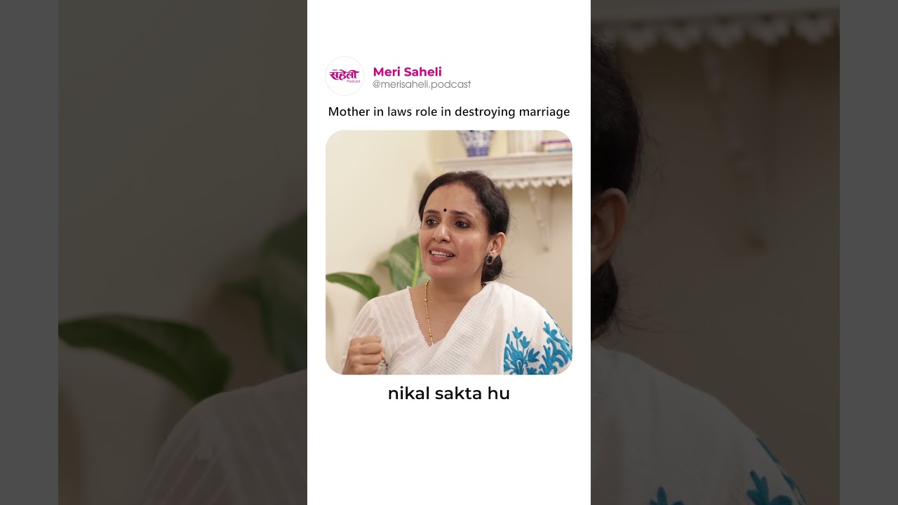 Mother in laws role in destroying marriage in India