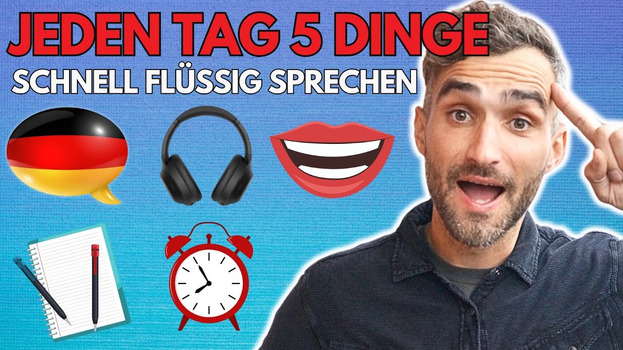 Mach DAS JEDEN TAG und dein Deutsch wird explodieren!