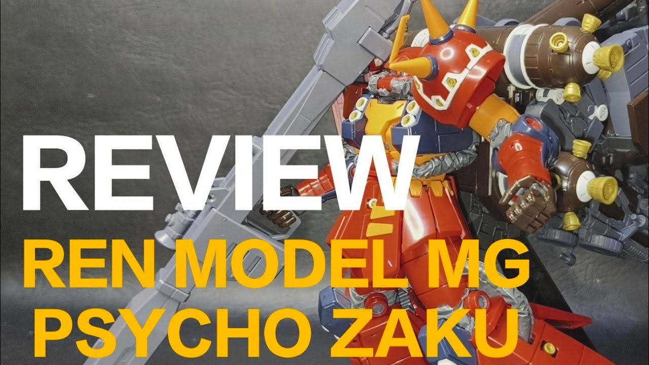 PSYCHO ZAKU 1:100 MG BOOTLEG REN MODEL REVIEW