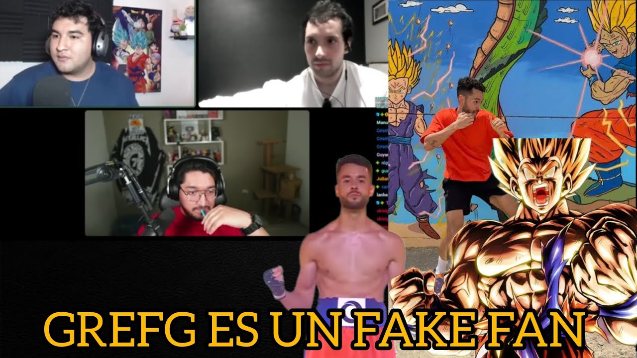GREFG EXPUESTO como FAKE FAN de DRAGON BALL por CANALES de SALSEO que SABEN de DB!!
