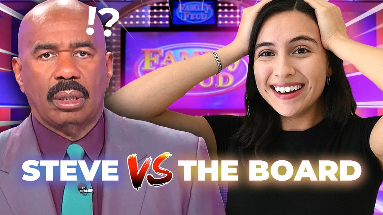 STEVE HARVEY MOCKED BY THE BOARD | Family Feud | Reaction