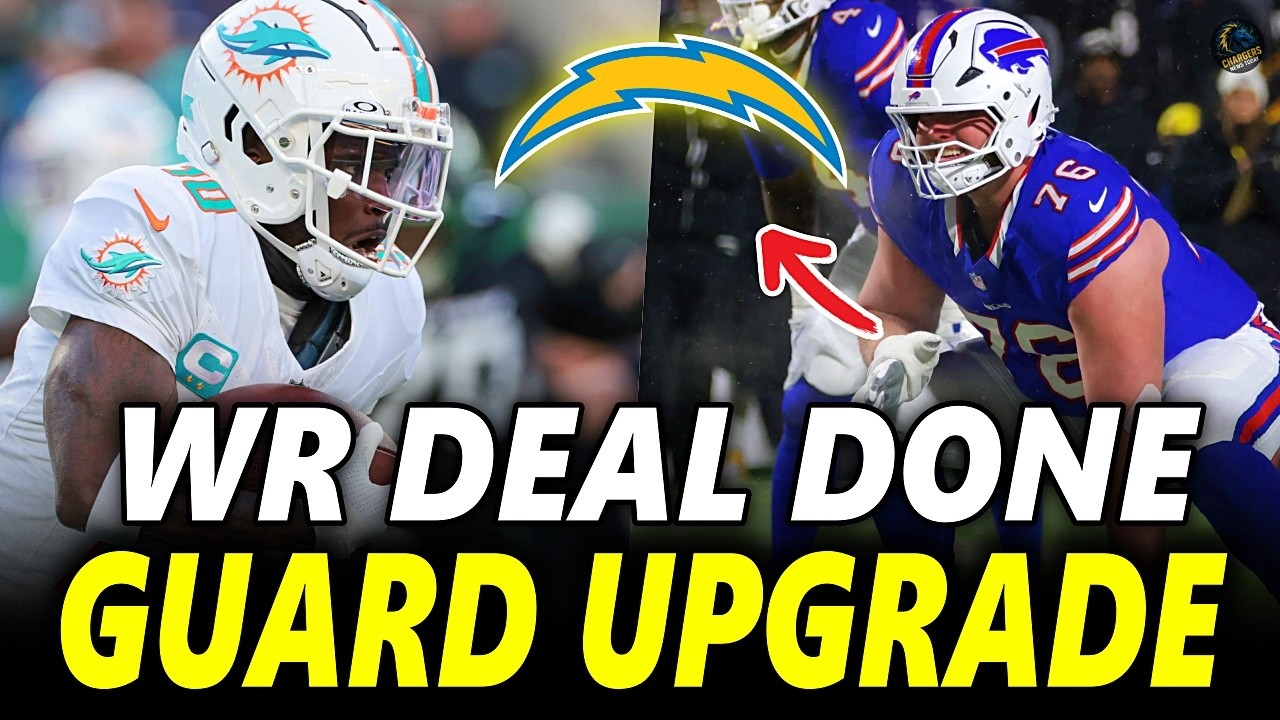 BREAKING NEWS! CHARGERS LINKED TO STAR WR FROM MIA WHILE EYEING BILLS GUARD UPGRADE