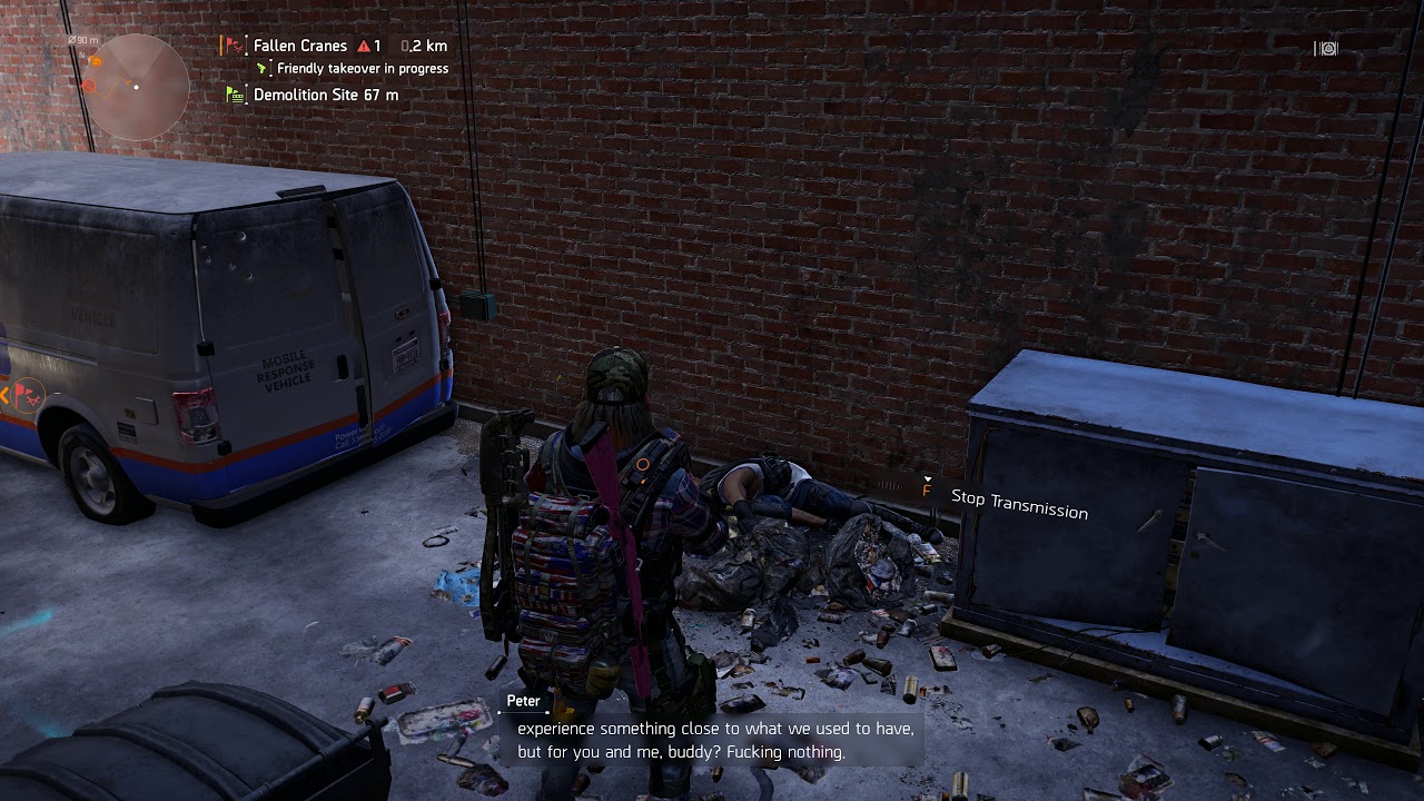 Tom Clancy's The Division 2 - Audio log - Addiction