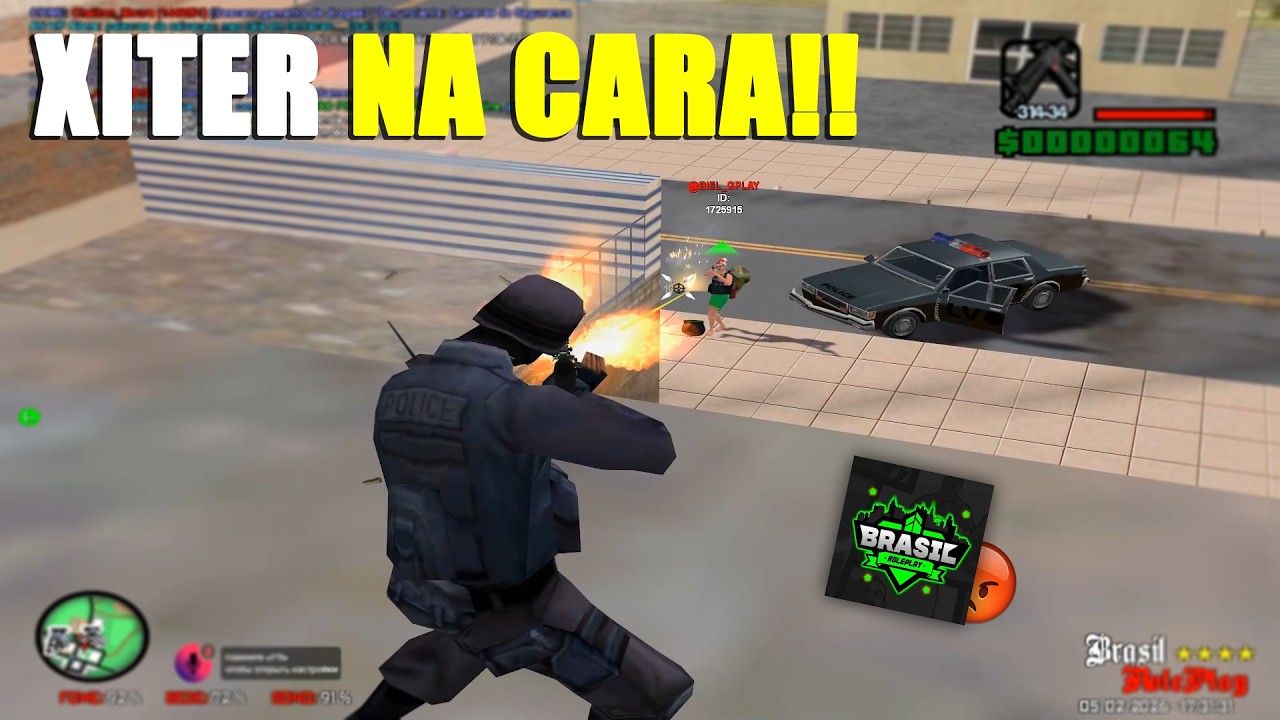 FUI NO CAIXA COM CIVIL XITAD0 NO BRASIL ROLEPLAY - GTA SAMP RP