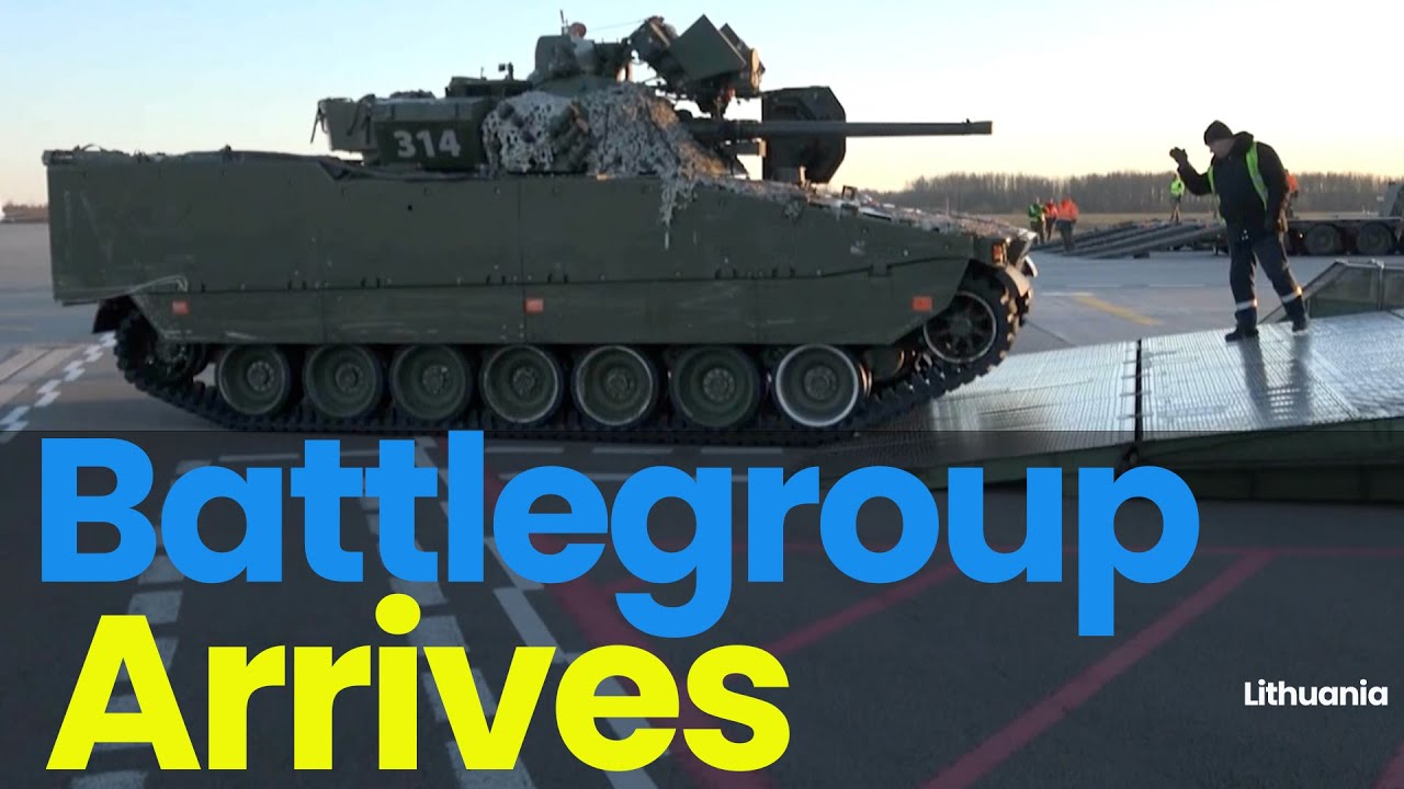 Norwegian Troops & Equipment Join EFP In Lithuania
