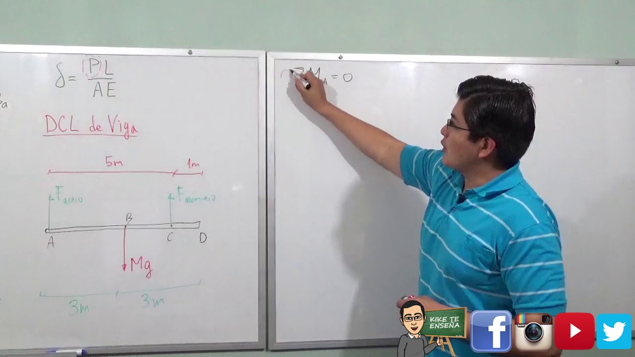 EJERCICIO 212 SINGER - DEFORMACIONES AXIALES - RESISTENCIA DE MATERIALES
