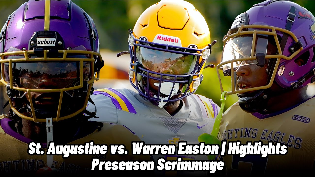 St. Augustine vs. Warren Easton (Highlights) || Big Plays Late Make the Difference!