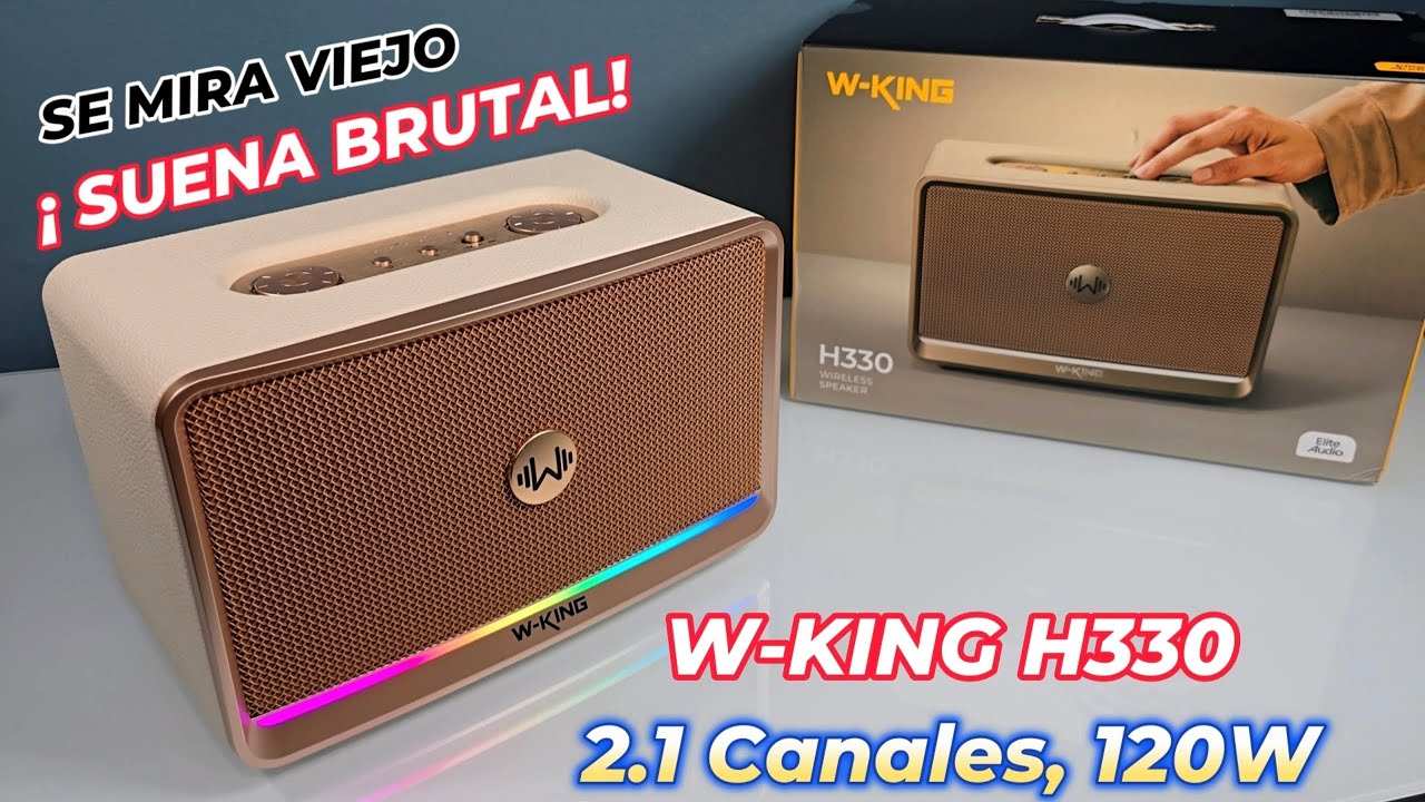 No dejes que su apariencia te engañe, Altavoz W-KING H330