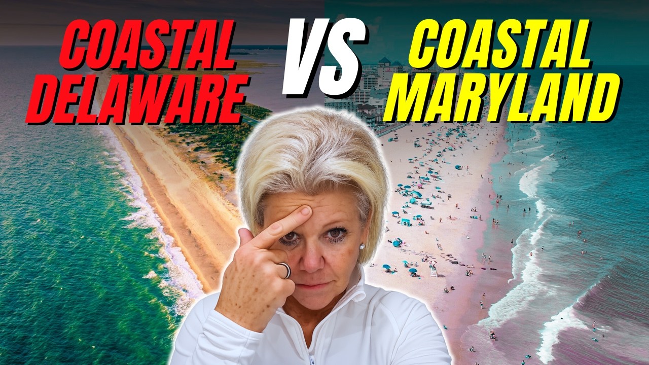 Living in COASTAL DELAWARE vs COASTAL MARYLAND | Should I Move to Coastal DE or Coastal MD? 🤔