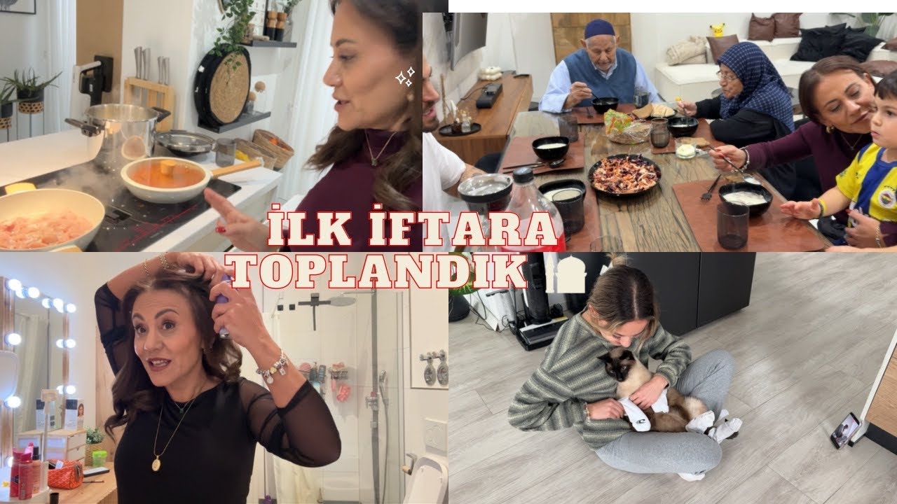 AİLECEK İLK İFTARA TOPLANDIK | RAMAZANI GEZME İLE BAŞLADIM | KEDİMİZDE İLK DENEME