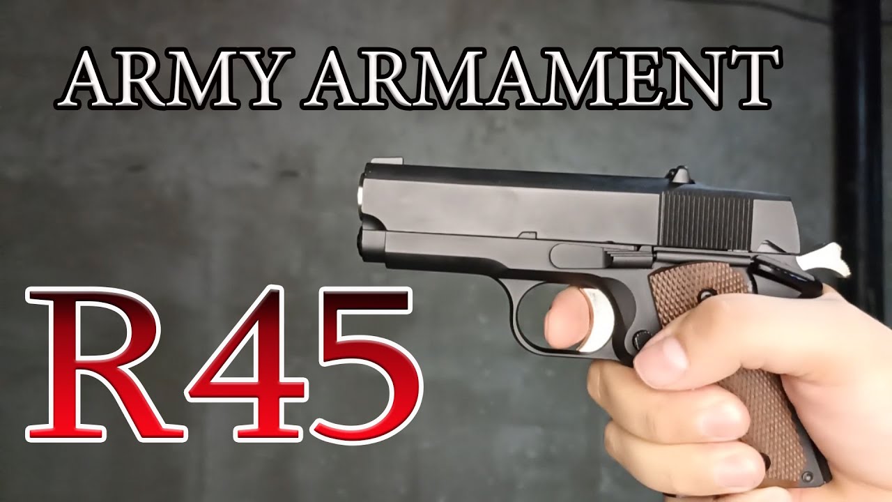 DETONICS.45 от ARMY ARMAMENT. Обзор страйкбольной (airsoft) реплики модель R45.