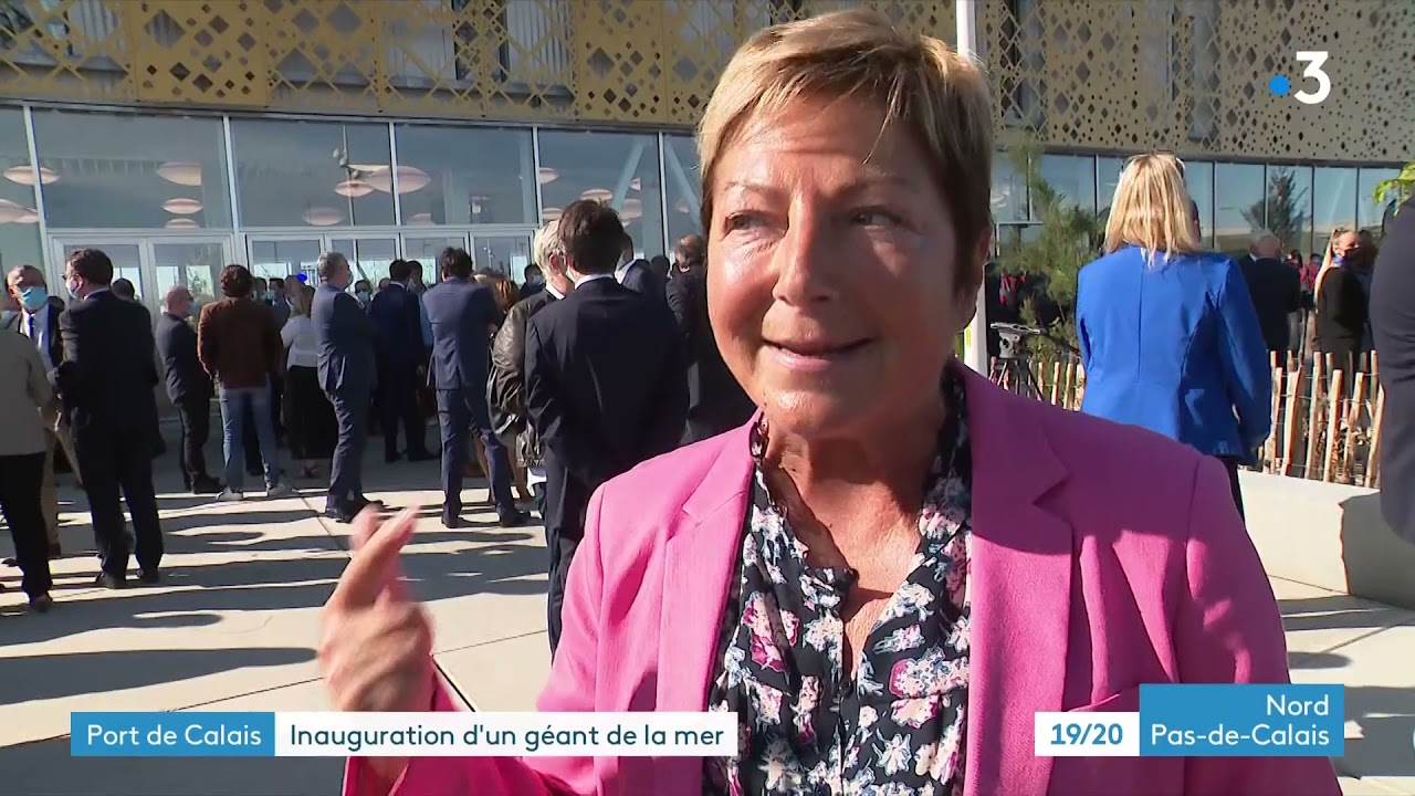 Port de Calais : inauguration d'un géant de la mer