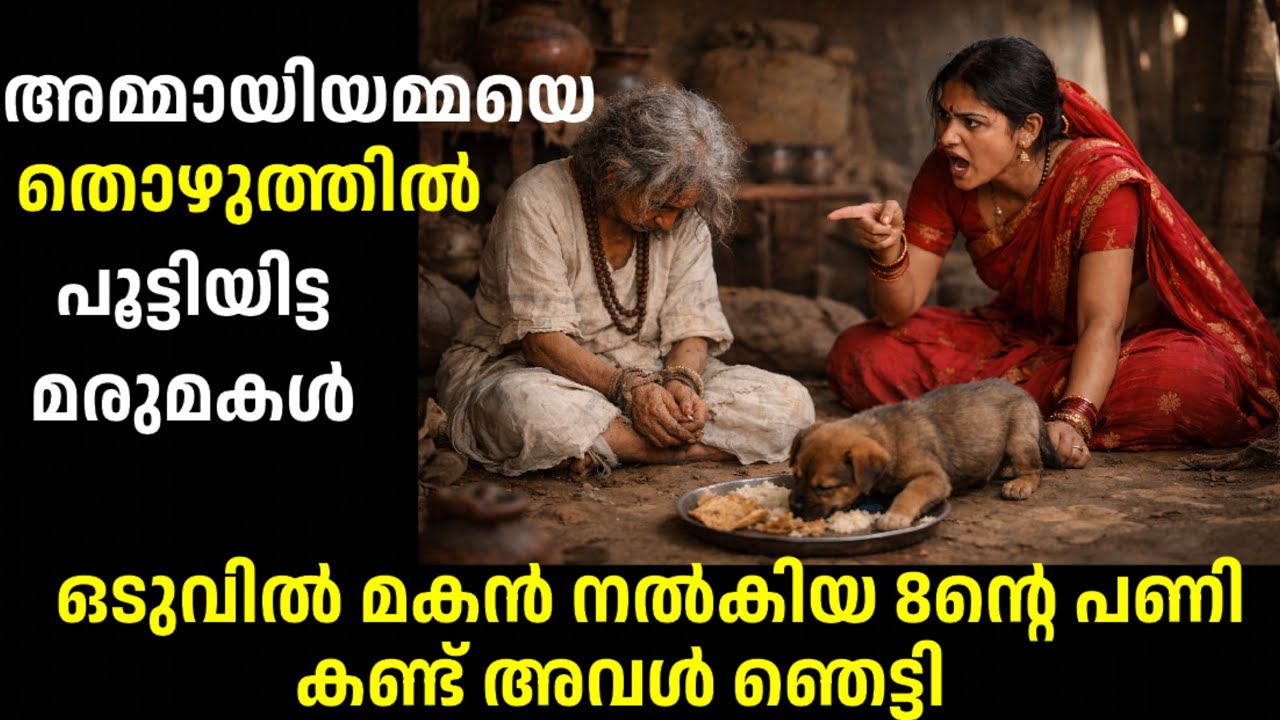 അമ്മായിയമ്മയെ തൊഴുത്തിൽ പൂട്ടിയിട്ട മരുമകൾ; ഒടുവിൽ മകൻ കൊടുത്ത എട്ടിന്റെ പണി! Emotional story