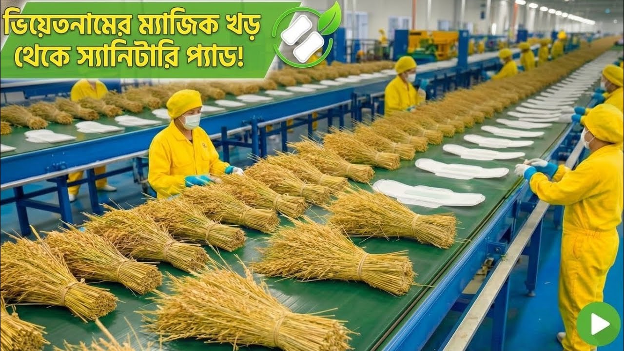 ফেলনা ধান গাছ থেকে স্বাস্থ্যকর প্যাড তৈরির উপায় | ১০০% ইকো-ফ্রেন্ডলি ও সাশ্রয়ী