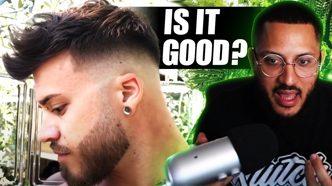 Barber does self haircut outside ASMR | @axelbarbercomolliabc2833  Reaction
