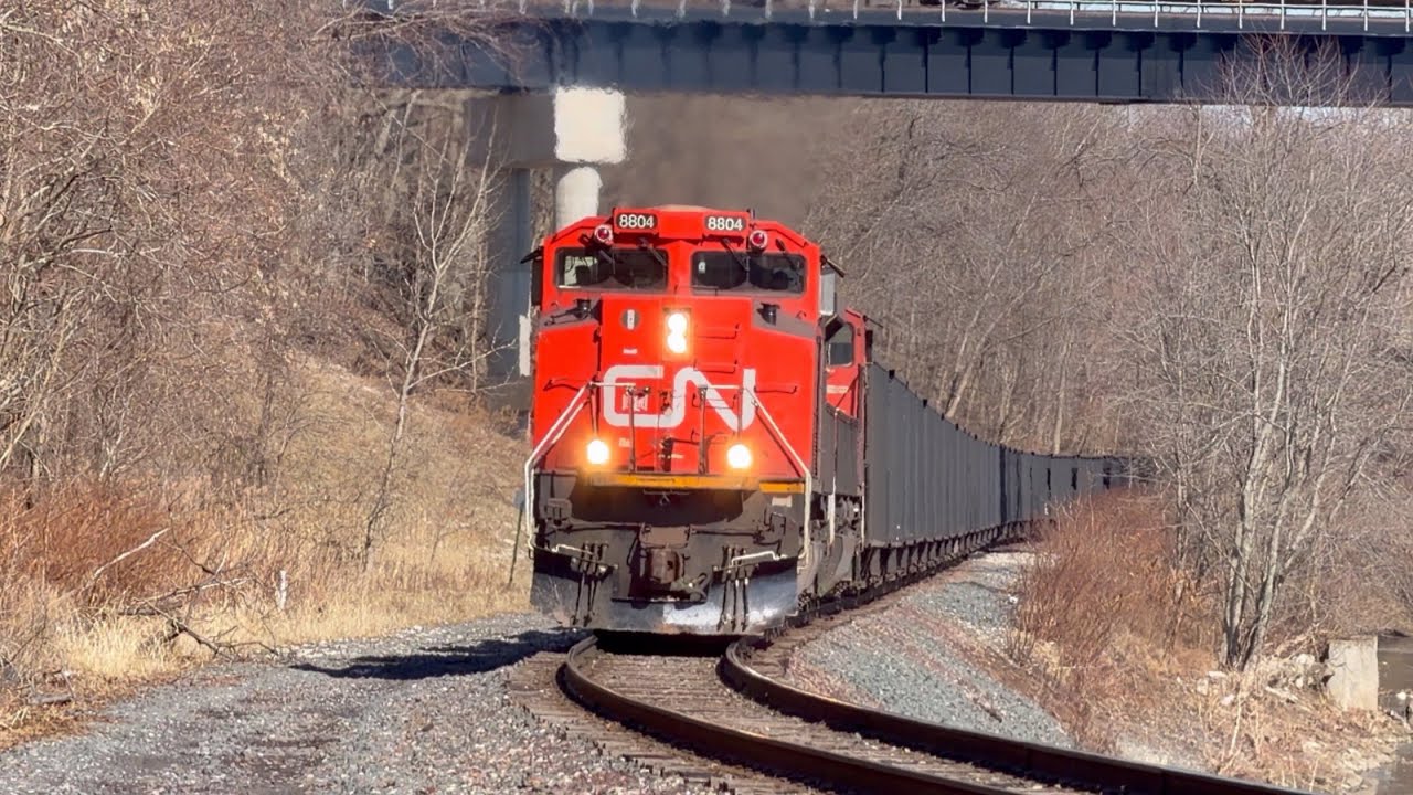 Bessemer and Lake Erie Iron Ore train. Southbound. Conneaut, OH. February 26, 2026.