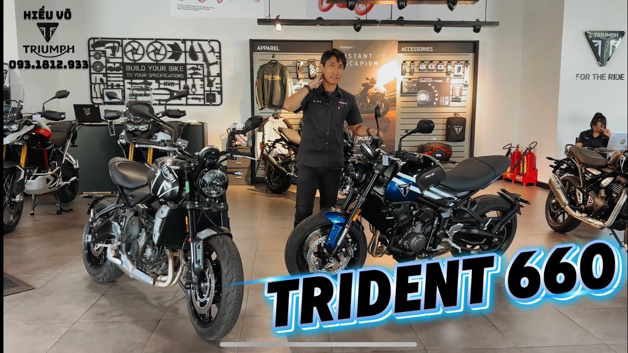 Triumph Trident 660 xe lướt và phiên bản mới nâng cấp 2025 | Hiếu Võ Triumph |