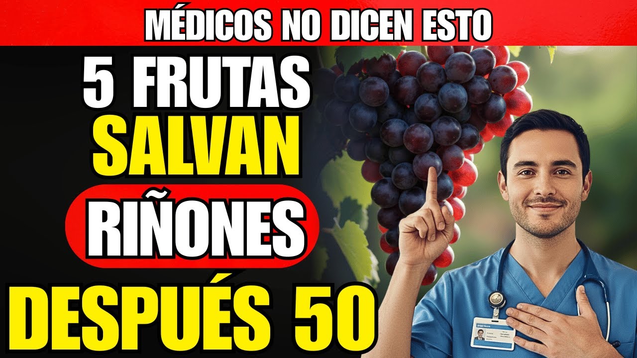 5 Frutas que Protegen tus Riñones Después de los 50 | Fáciles de Encontrar