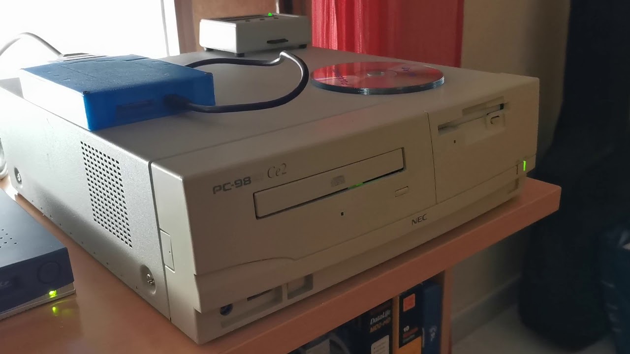 Installing Windows 95 on PC-9821 Ce2 with a new CD drive