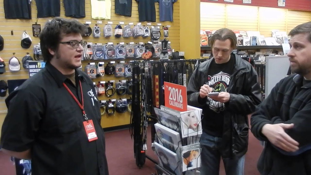 Customer discovery with Julian Irish at Guitar Center Cedar Rapids, Iowa