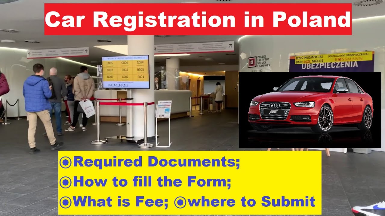How to do Car Registration in Poland | For Foreigners | English Subtitles