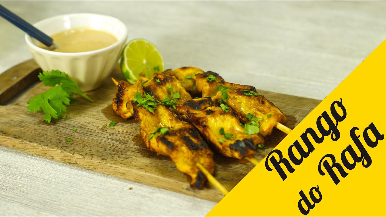 Frango Satay - Rango do Rafa