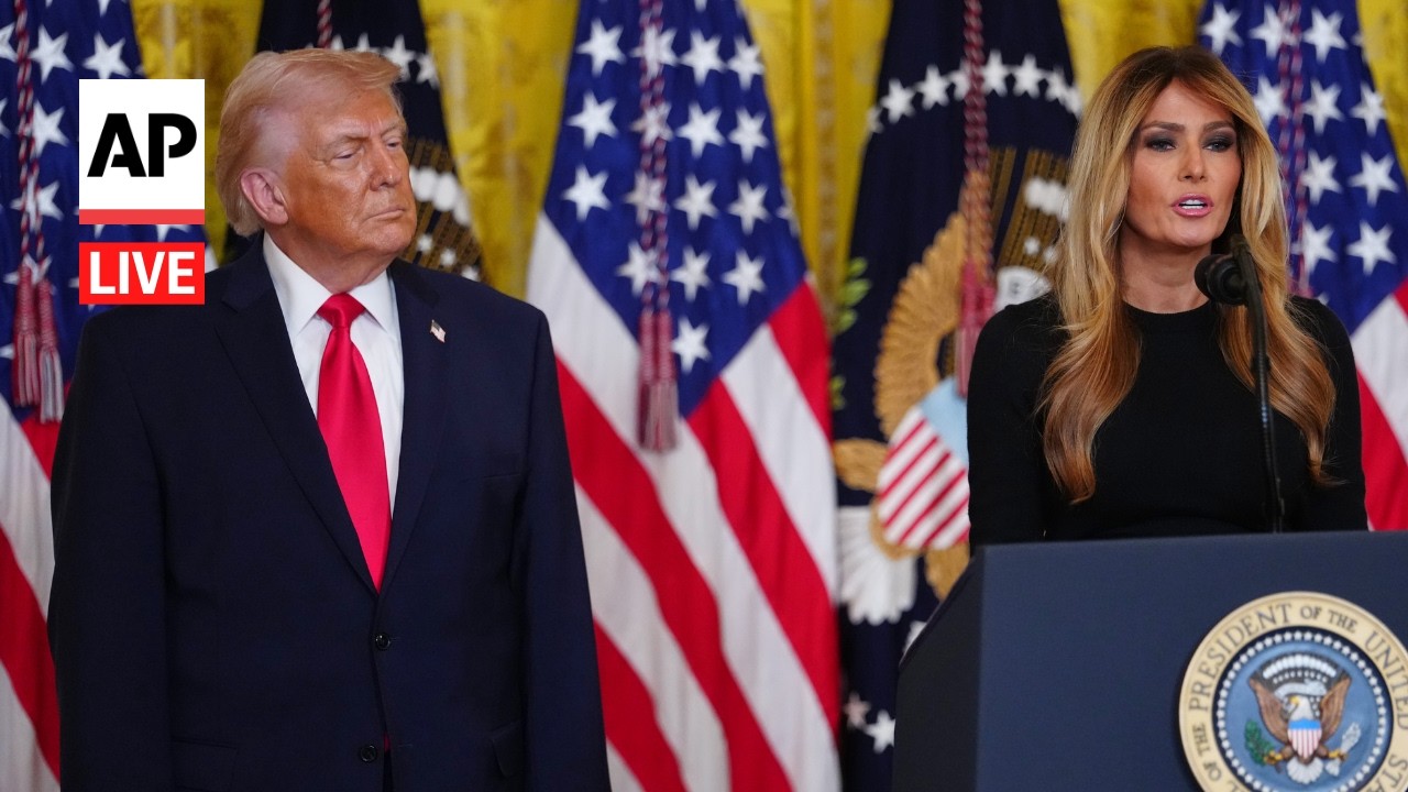 LIVE: Donald and Melania Trump mark Women’s History Month at White House