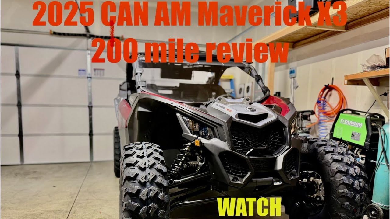 2025 Can am Maverick X3 200 mile review and upgrades