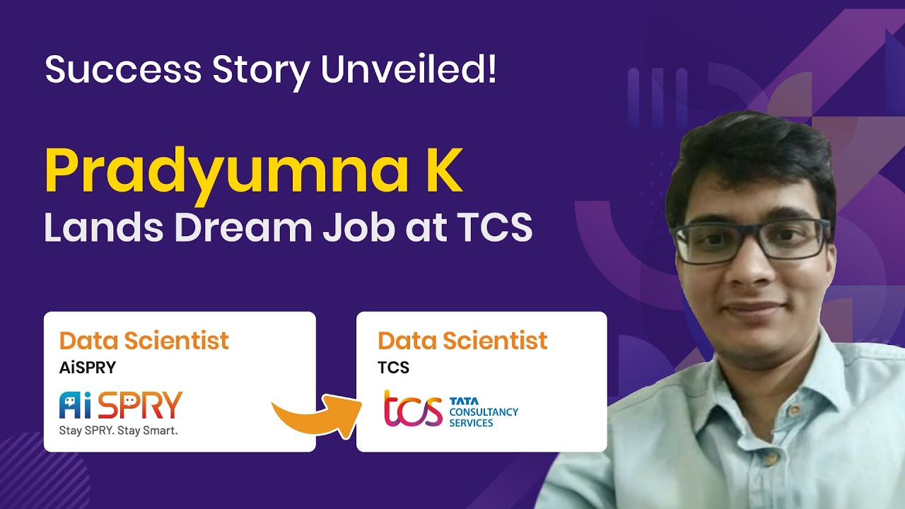 Meet Pradyumna K: A Success Story in Data Science with Placement at TCS | 360DigiTMG