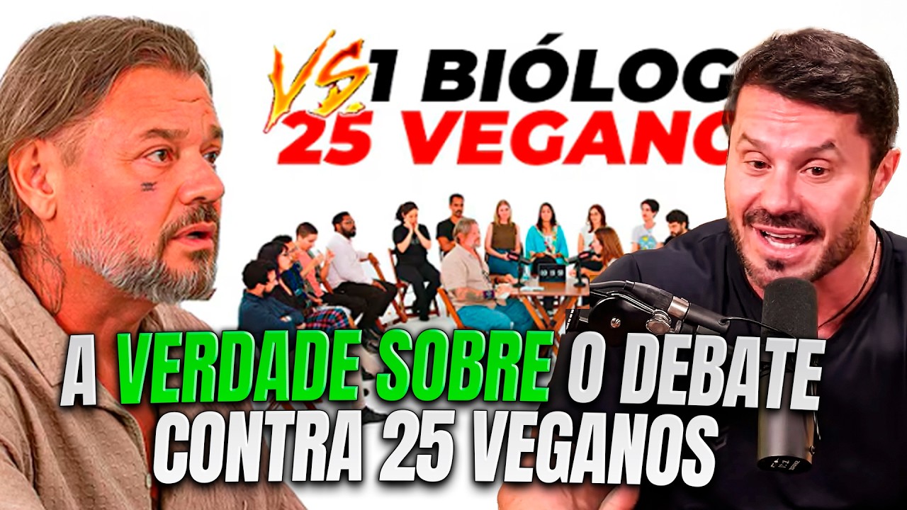 RICHARD FICOU PUT# E REVELOU BASTIDORES DE 1 BIÓLOGO VS 25 VEGANOS!!