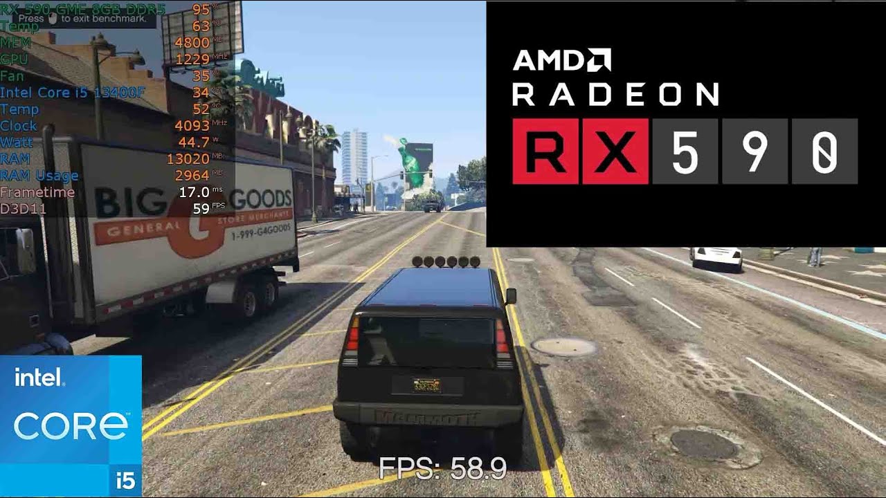 GTA V RX 590 GME